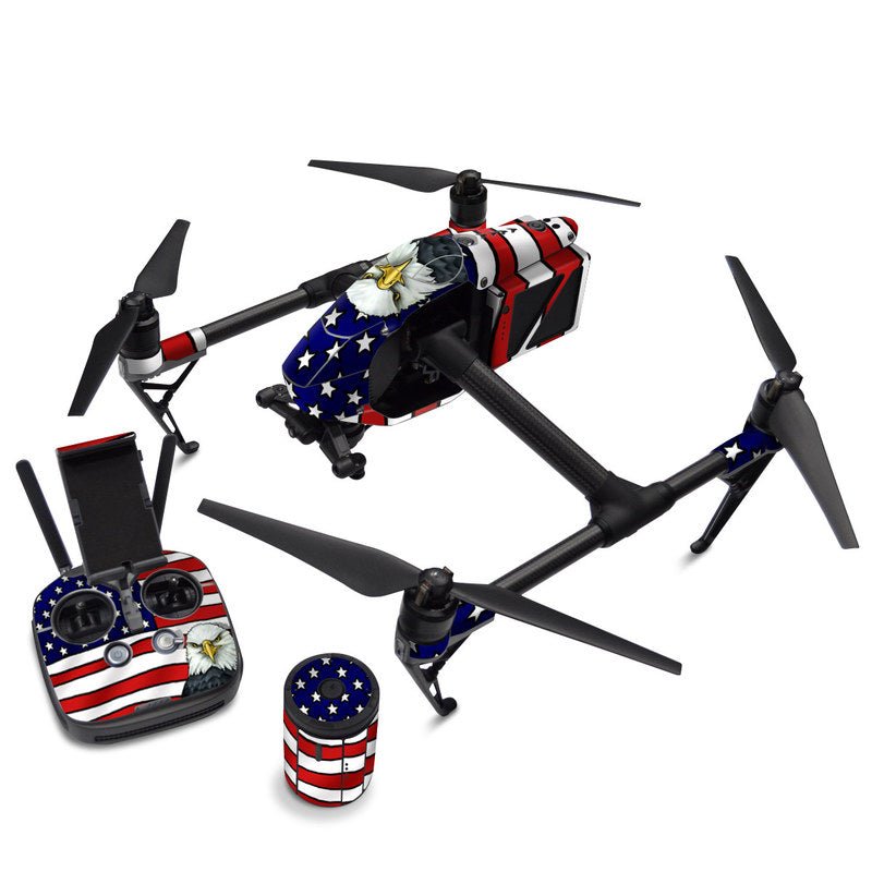 American Eagle - DJI Inspire 2 Skin - Flags - DecalGirl