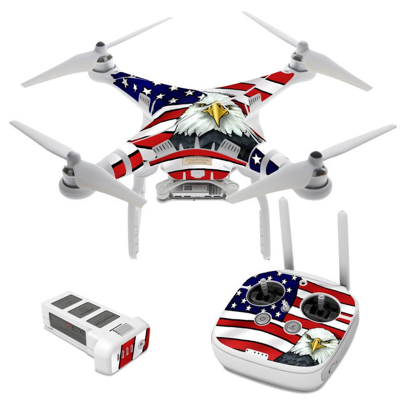 American Eagle - DJI Phantom 3 Skin - Flags - DecalGirl