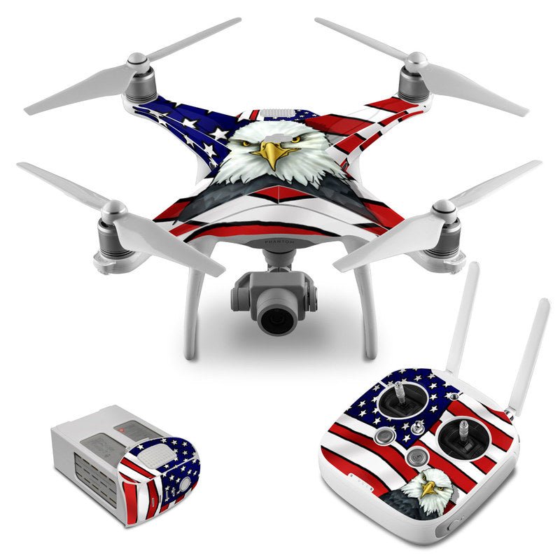 American Eagle - DJI Phantom 4 Skin - Flags - DecalGirl