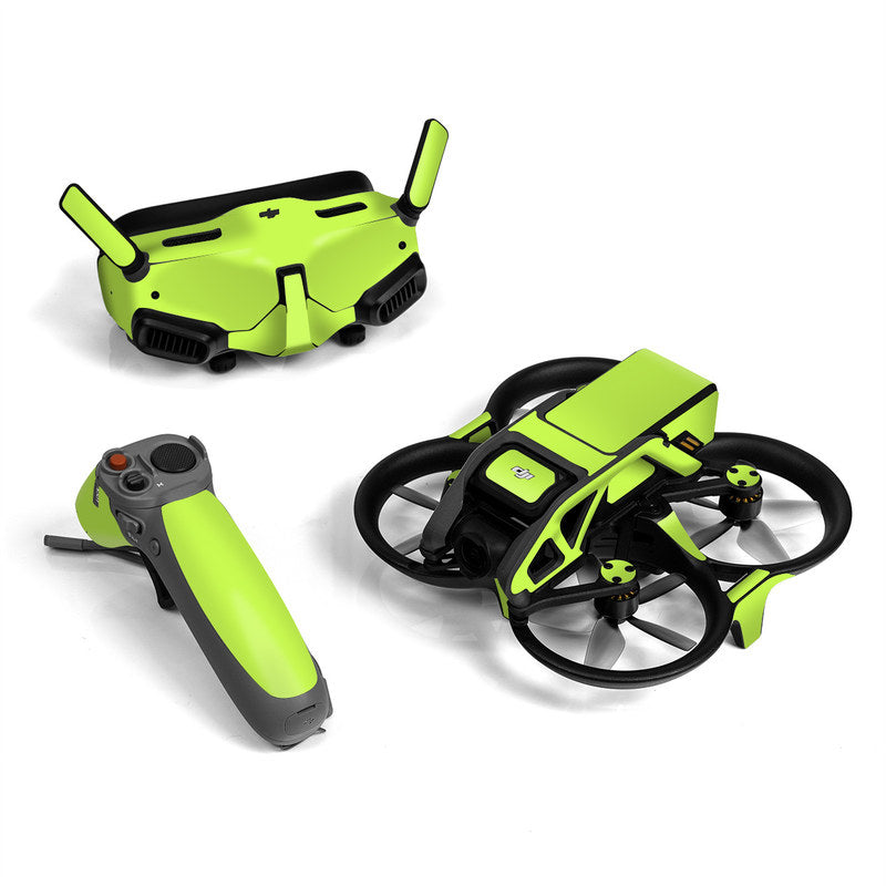 Solid State Lime - DJI Avata Skin