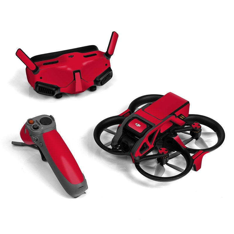 Solid State Red - DJI Avata Skin