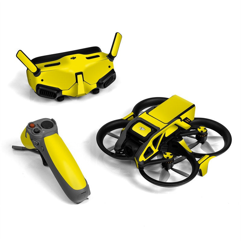 Solid State Yellow - DJI Avata Skin