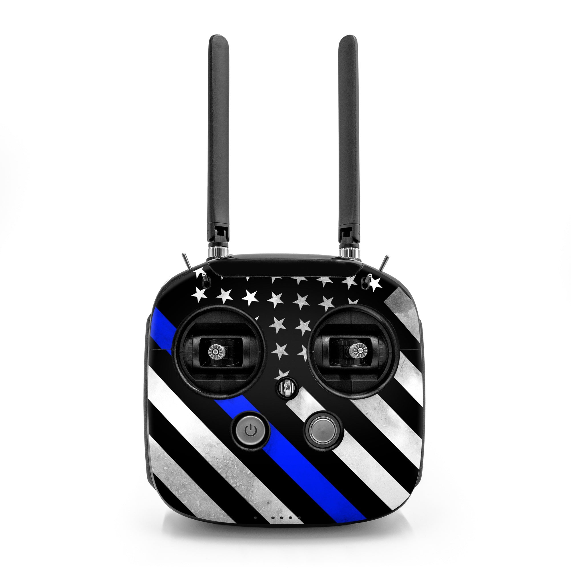 Thin Blue Line Hero - DJI FPV Remote Controller (Mode 2) Skin