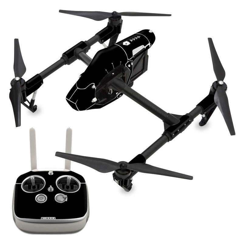 Solid State Black - DJI Inspire 1 Skin