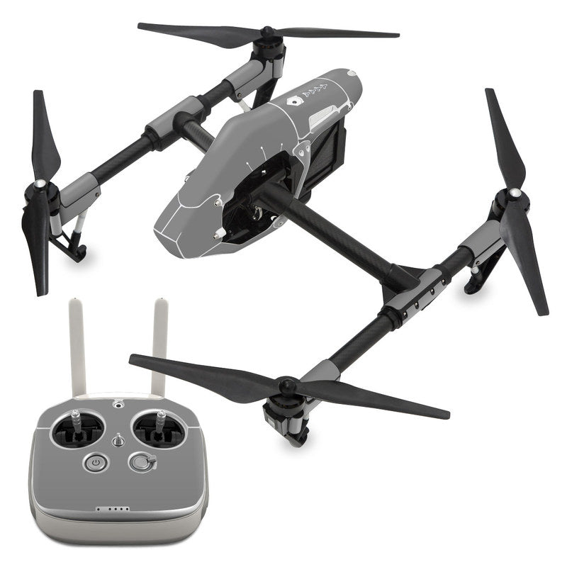 Solid State Grey - DJI Inspire 1 Skin