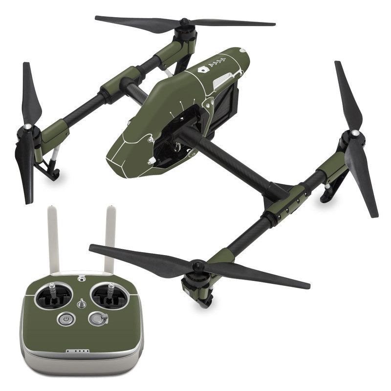 Solid State Olive Drab - DJI Inspire 1 Skin