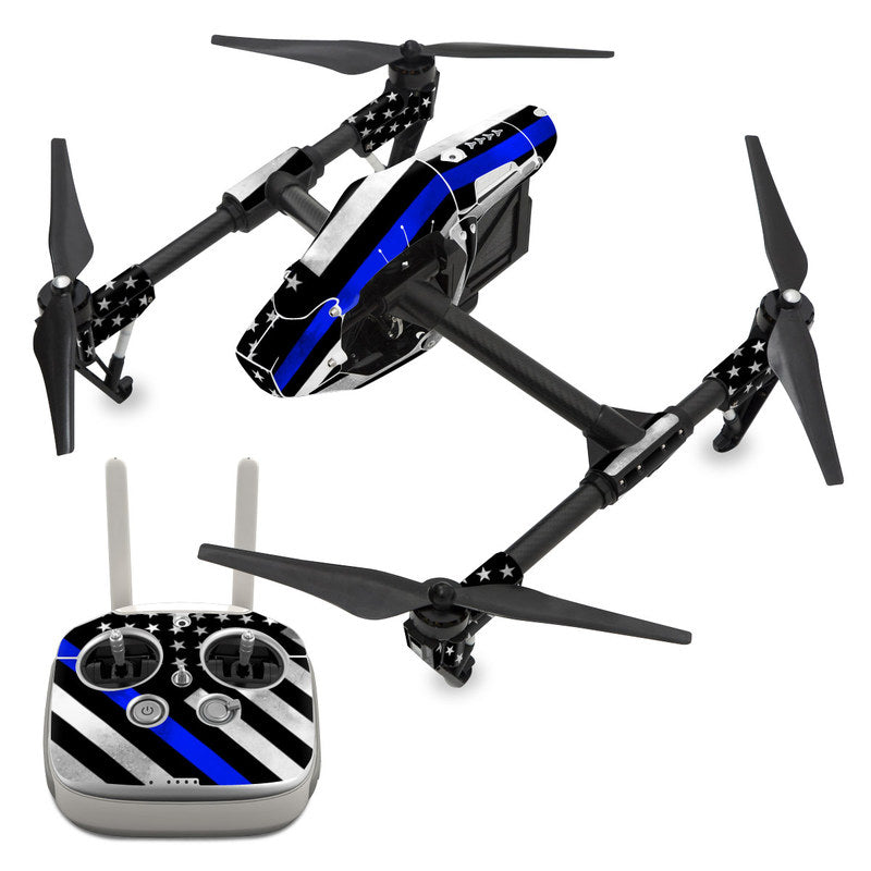 Thin Blue Line Hero - DJI Inspire 1 Skin