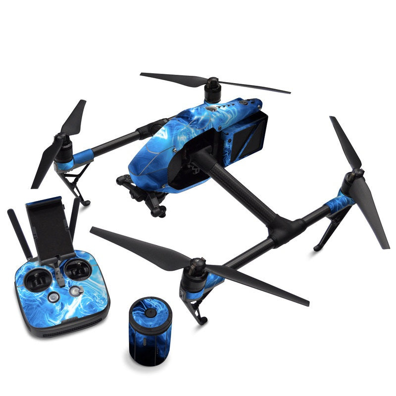 Blue Quantum Waves - DJI Inspire 2 Skin