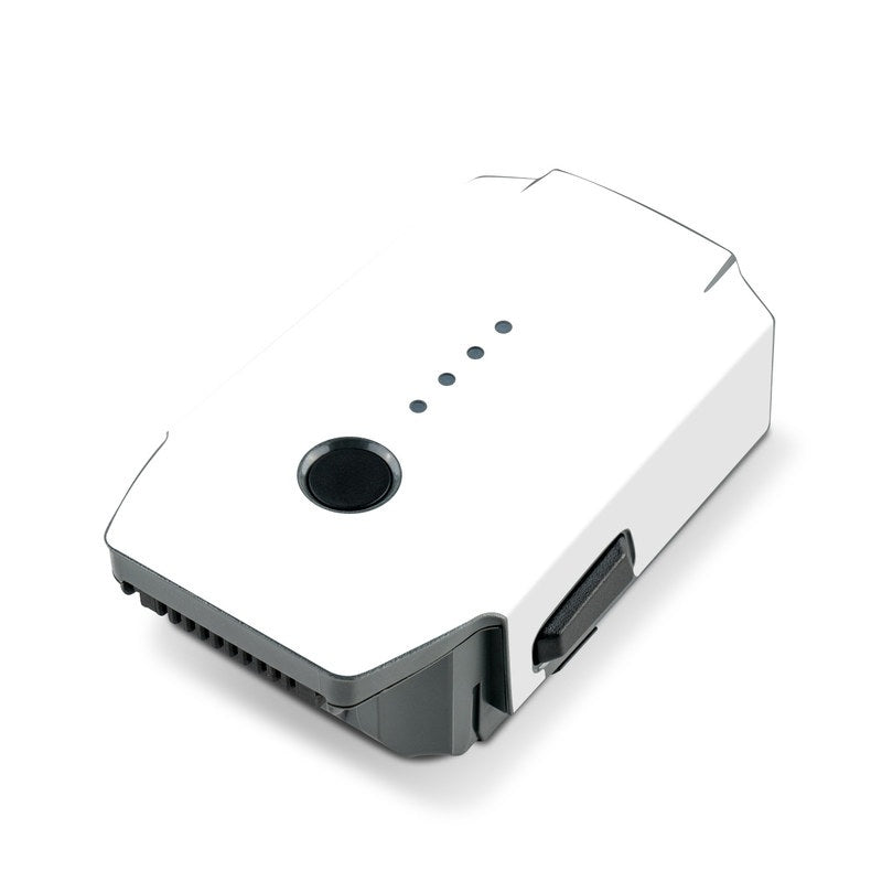 Solid State White - DJI Mavic Pro Battery Skin