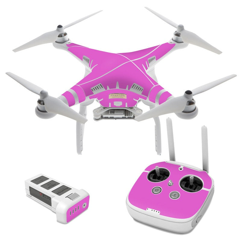 Solid State Vibrant Pink - DJI Phantom 3 Skin