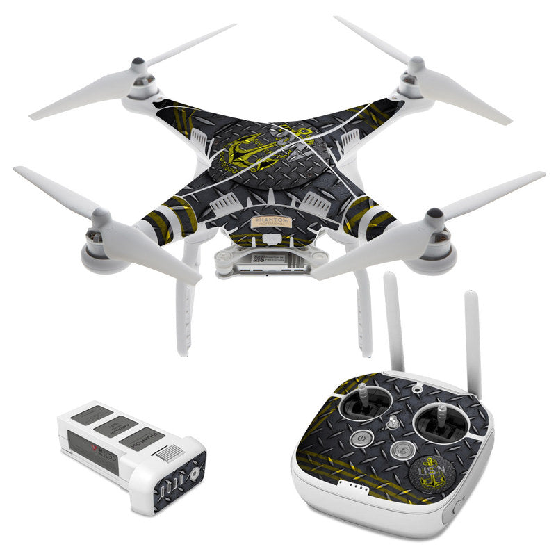 USN Diamond Plate - DJI Phantom 3 Skin