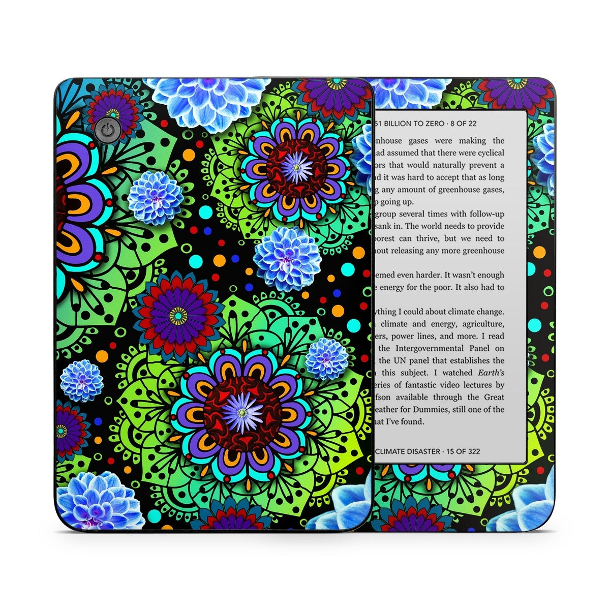 Funky Floratopia - Kobo Clara 2E Skin