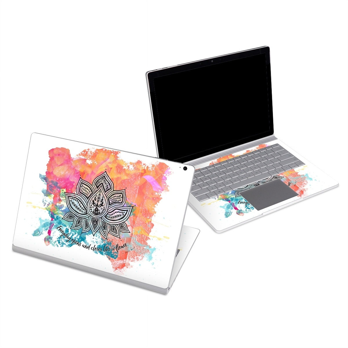 Happy Lotus - Microsoft Surface Book Skin